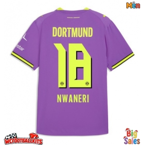 Borussia Dortmund Ethan Nwaneri #18 Replica Third Stadium Shirt 2026-27 Short Sleeve